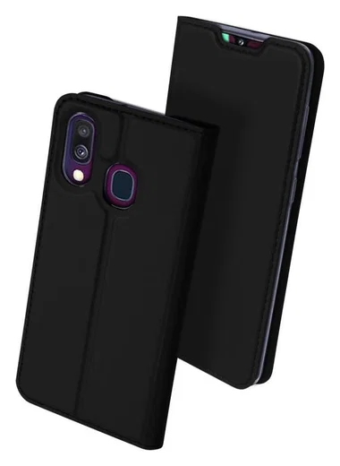 Dux Ducis Samsung Galaxy A40 Bookcase Hoesje Zwart afbeelding 6