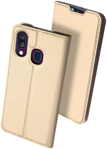 Dux Ducis Samsung Galaxy A40 Bookcase Hoesje Goud afbeelding 6