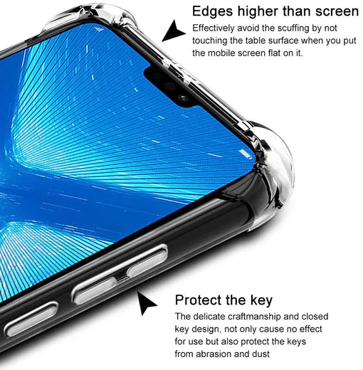 IMAK Nokia 9 PureView Hoesje TPU met Screenprotector Transparant afbeelding 8