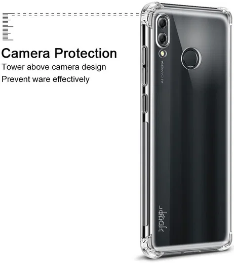 IMAK Nokia 9 PureView Hoesje TPU met Screenprotector Transparant afbeelding 9