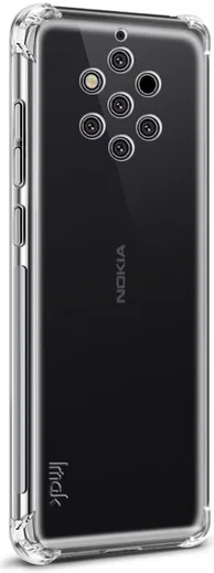 IMAK Nokia 9 PureView Hoesje TPU met Screenprotector Transparant afbeelding 4