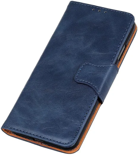 Xiaomi Redmi 7 Portemonnee Hoesje Splitleer Blauw afbeelding 8