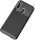 Huawei P Smart Plus (2019) Siliconen Carbon Hoesje Zwart afbeelding 9