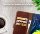 Rosso Element Samsung Galaxy A80 Hoesje Book Cover Bruin afbeelding 9