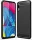 Samsung Galaxy A10 Geborsteld TPU Hoesje Zwart afbeelding 1