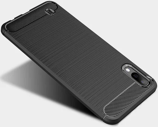 Samsung Galaxy A10 Geborsteld TPU Hoesje Blauw afbeelding 8