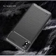 Samsung Galaxy A10 Siliconen Carbon Hoesje Zwart afbeelding 5
