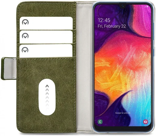 Mobilize Elite Gelly Wallet Samsung Galaxy A50 Hoesje Book Case Groen afbeelding 1