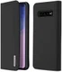 Dux Ducis Luxe Book Case Samsung Galaxy S10 Hoesje Echt Leer Zwart afbeelding 1