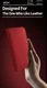 Dux Ducis Luxe Book Case Samsung Galaxy S10E Hoesje Echt Leer Rood afbeelding 5
