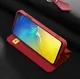 Dux Ducis Luxe Book Case Samsung Galaxy S10E Hoesje Echt Leer Rood afbeelding 9