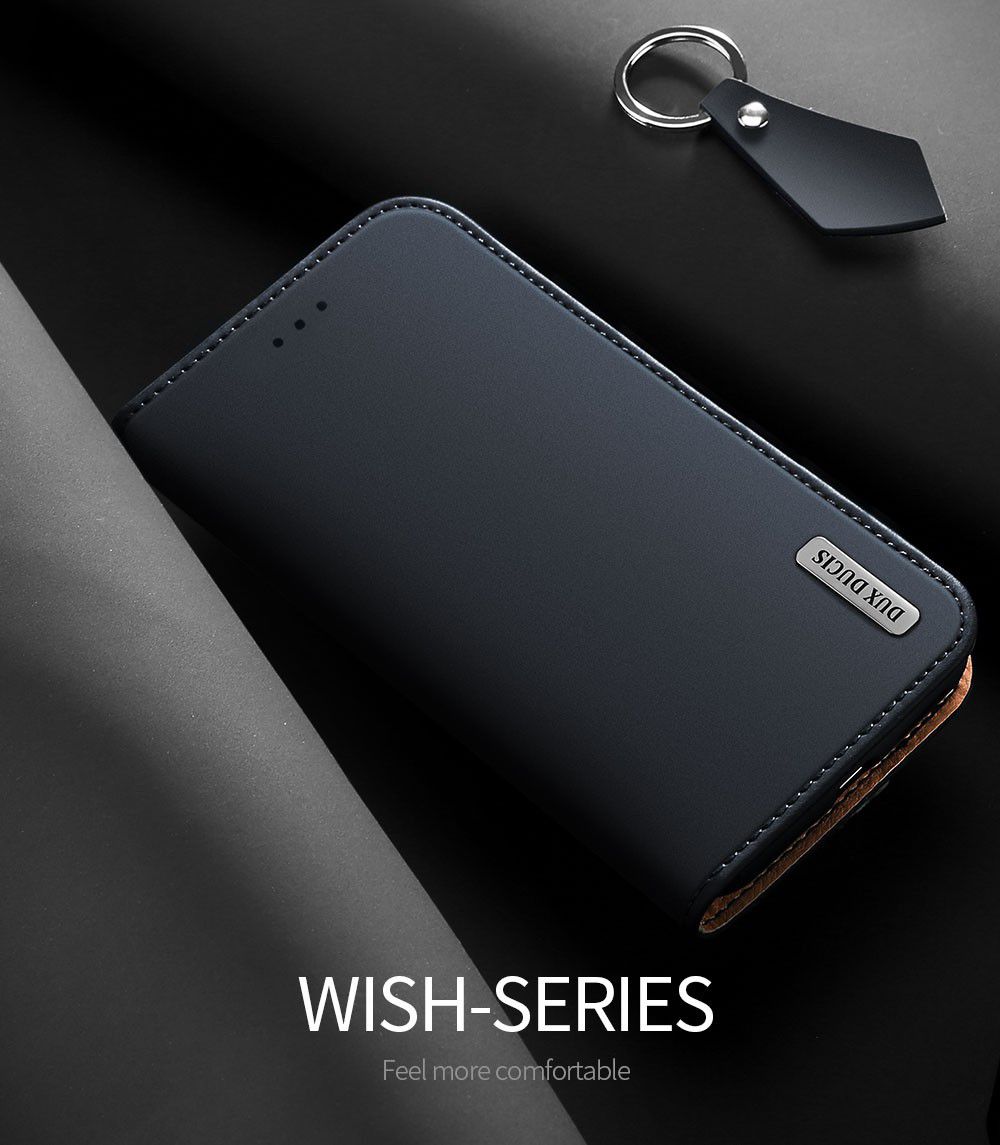 Dux Ducis Luxe Book Case Samsung Galaxy S10E Hoesje Echt Leer Blauw afbeelding 4