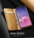Dux Ducis Luxe Bookcase Samsung Galaxy S10 Plus Hoesje Echt Leer Khaki afbeelding 6