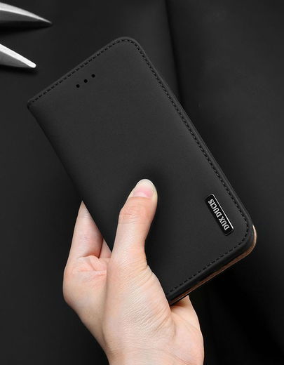 Dux Ducis Luxe Bookcase Samsung Galaxy S10 Plus Hoesje Echt Leer Blauw afbeelding 15