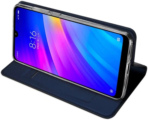 Dux Ducis Skin Pro Series Flip Hoesje Xiaomi Redmi 7 Blauw afbeelding 6