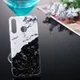 Huawei P30 Lite TPU Hoesje met Marmer Opdruk Zwart / Wit afbeelding 4