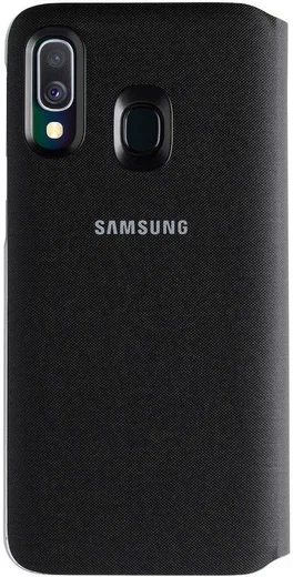 Samsung Galaxy A40 Wallet Cover Zwart afbeelding 4