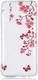 Samsung Galaxy A70 Transparant TPU Hoesje met Bloemen Print afbeelding 1
