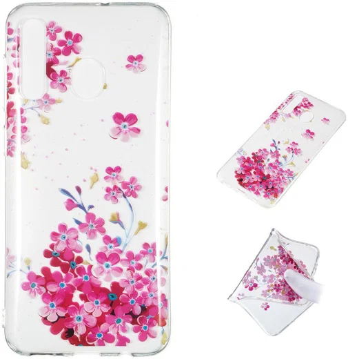 Samsung Galaxy A50 Hoesje TPU met Bloemen Print afbeelding 5