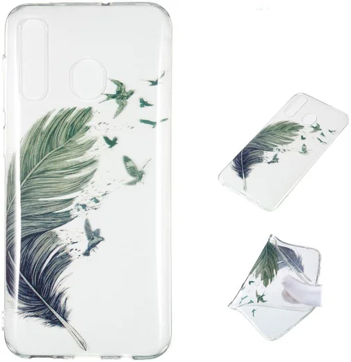 Samsung Galaxy A50 Hoesje TPU met Veer Print afbeelding 5
