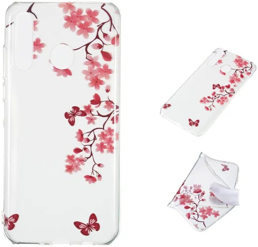 Huawei P30 Lite Transparant TPU Hoesje met Boom Print afbeelding 5
