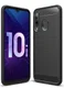 Huawei P Smart Plus (2019) Geborsteld TPU Hoesje Zwart afbeelding 1