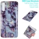 Samsung Galaxy A70 TPU Back Cover met Marmer Print Blauw Paars afbeelding 5