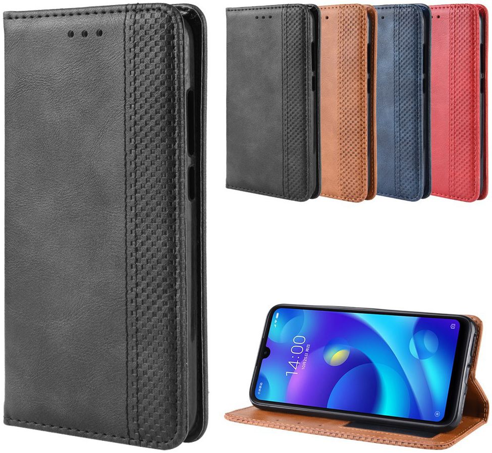 Xiaomi Redmi 7 Vintage Portemonnee Hoesje Zwart afbeelding 9