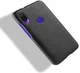Xiaomi Redmi 7 Hoesje met Kunstleer Coating Zwart afbeelding 3