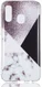 Samsung Galaxy A40 TPU Hoesje met Marmer Opdruk Bruin afbeelding 1