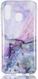 Samsung Galaxy A40 TPU Hoesje met Marmer Opdruk Blauw afbeelding 1