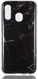Samsung Galaxy A40 TPU Back Cover met Marmer Print Zwart afbeelding 1