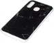 Samsung Galaxy A40 TPU Back Cover met Marmer Print Zwart afbeelding 2