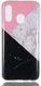 Samsung Galaxy A40 TPU Back Cover met Marmer Print Roze Zwart afbeelding 1