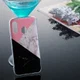 Samsung Galaxy A40 TPU Back Cover met Marmer Print Roze Zwart afbeelding 4