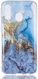 Samsung Galaxy A40 TPU Back Cover met Marmer Print Blauw afbeelding 1
