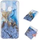 Samsung Galaxy A40 TPU Back Cover met Marmer Print Blauw afbeelding 5