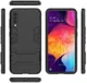 Samsung Galaxy A50 Shock Proof Back Cover Hoesje Hybride Stand Zwart afbeelding 7