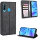 Huawei P Smart Plus 2019 Vintage Portemonnee Hoesje Zwart afbeelding 8