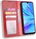 Huawei P Smart Plus 2019 Vintage Portemonnee Hoesje Rood afbeelding 1