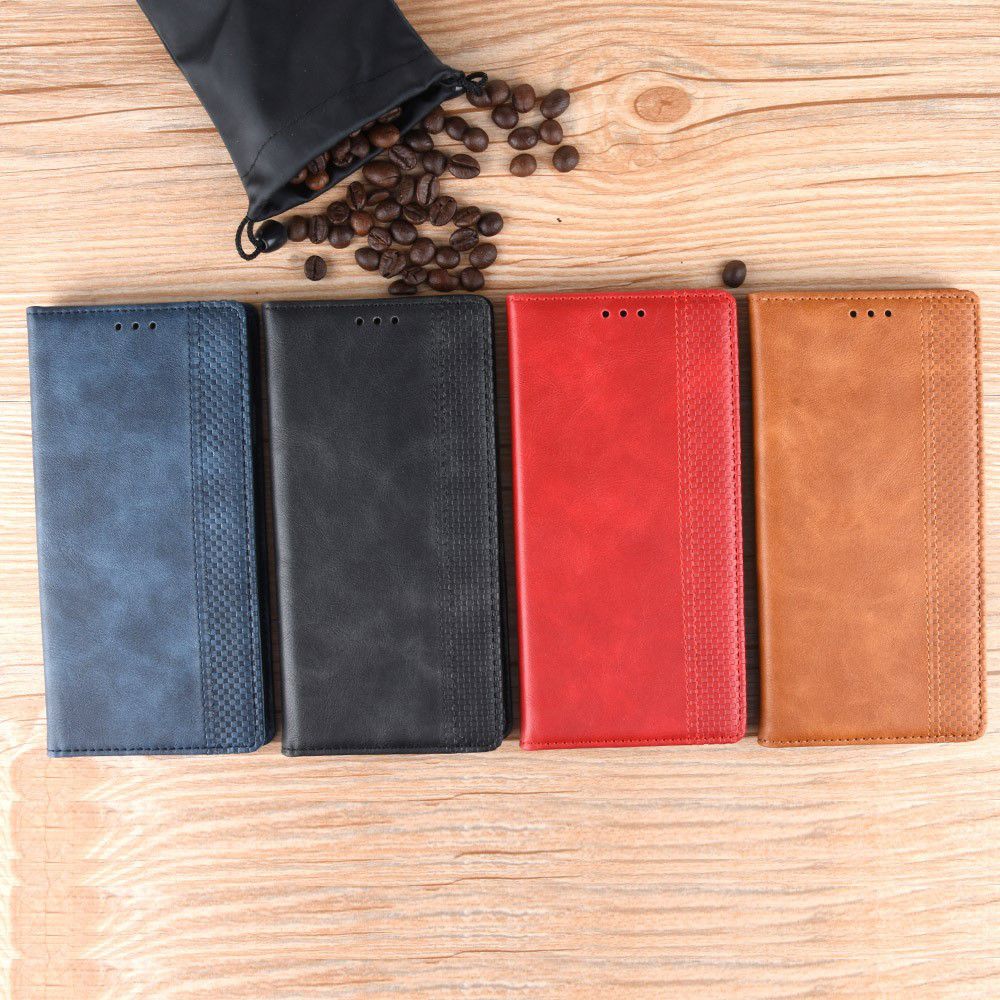 Huawei P Smart Plus 2019 Vintage Portemonnee Hoesje Rood afbeelding 9