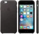 Apple iPhone 6s Lederen Hoesje Zwart afbeelding 2