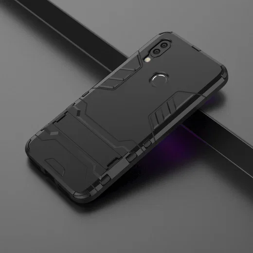 Hybride Xiaomi Redmi 7 Hoesje Zwart afbeelding 8