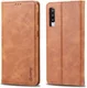 AZNS Samsung Galaxy A50 Book Case Hoesje Wallet Stand Bruin afbeelding 3