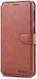 AZNS Samsung Galaxy A50 Book Case Hoesje Wallet Kunst Leer Bruin afbeelding 3