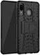 Samsung Galaxy A50 Backcover Hoesje Shockproof Hybride Kickstand Zwart afbeelding 1