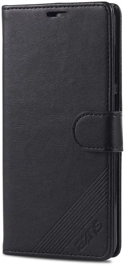AZNS Xiaomi Mi 9 Portemonnee Hoesje Zwart afbeelding 3