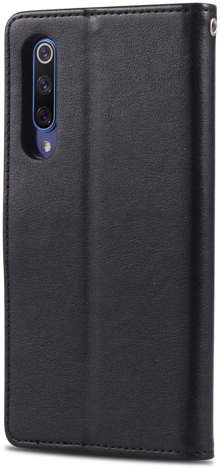 AZNS Xiaomi Mi 9 Portemonnee Hoesje Zwart afbeelding 4