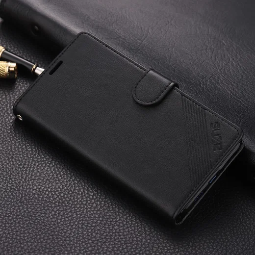 AZNS Xiaomi Mi 9 Portemonnee Hoesje Zwart afbeelding 7