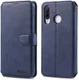 AZNS Huawei P30 Lite Portemonnee Stand Hoesje Blauw afbeelding 2